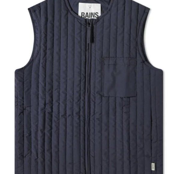 NWT Unisex Rains Liner Vest Navy Color Size XS